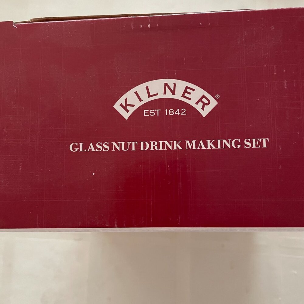 FIRM. New! Kilner Glass Nut Drink Making Set - Picture 2 of 12